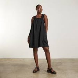 Everlane Smocked Linen Dress SM
